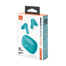 JBL Wave Beam 2 Kabellose Bluetooth-In-Ear-Kopfhrer su triukšmo slopinimu, Blau JBL Wave Beam 2 Kabellose Bluetooth-In-Ear-Kopfhrer su triukšmo slopinimu, Blau