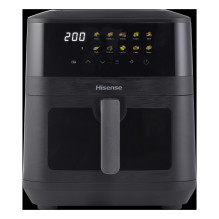 Hisense Heißluftfritteuse HAF2100DCD (schwarz, 2.100 Watt, Korb 7,7 Liter)
