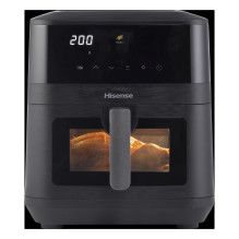 Hisense Heißluftfritteuse HAF2100DCD (schwarz, 2.100 Watt, Korb 7,7 Liter)