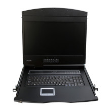 KVM Console with 19" LCD Screen, VGA, German keyboard layout KVM Console with 19" LCD Screen, VGA, German keyboard layout