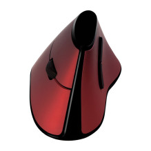 Logilink Mouse, 2.4G, Ergonomic vertical, 5-button, bordeaux red