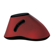 Logilink Mouse, 2.4G, Ergonomic vertical, 5-button, bordeaux red