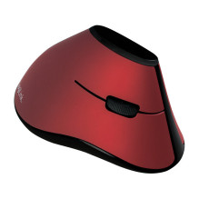 Logilink Mouse, 2.4G, Ergonomic vertical, 5-button, bordeaux red