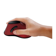 Logilink Mouse, 2.4G, Ergonomic vertical, 5-button, bordeaux red