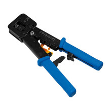 Crimping Tool Dual Modular 8 / 6P + Pass Through (EZ), with cutter