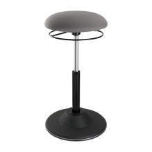 Height adjustable wobble stool