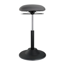 Height adjustable wobble stool