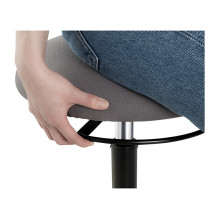 Height adjustable wobble stool