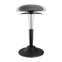 Height adjustable wobble stool