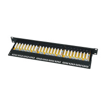 Logilink Cat.6A Patch Panel 24-Port UTP, 1U, 90° IDC Logilink Cat.6A Patch Panel 24-Port UTP, 1U, 90° IDC