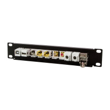 Logilink 10" kystone panel for 10 keystone jacks, black Logilink 10" kystone panel for 10 keystone jacks, black