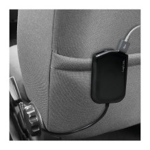 Logilink USB Car Charger, 2+2 Port, 24W, black