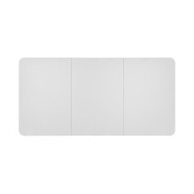 Table Top, 3-piece partioned, 1200x600mm, white