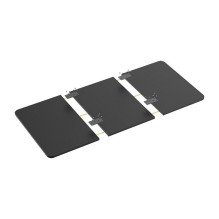 Table Top, 3-piece partioned, 1200x600mm, black