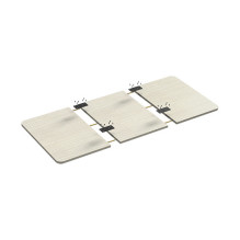 Stalviršis, 3-piece pertvaromis, 1200x600mm, natūrali mediena Stalviršis, 3-piece pertvaromis, 1200x600mm, natūrali mediena