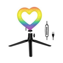LED Ring Fill Light, with tripod, heart shape LED Ring Fill Light, with tripod, heart shape