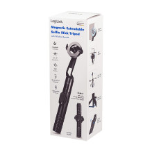 Logilink Wireless Tripod "Selfie Stick", magnetic, black Logilink Wireless Tripod "Selfie Stick", magnetic, black
