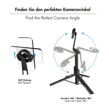 Logilink Wireless Tripod "Selfie Stick", magnetic, black Logilink Wireless Tripod "Selfie Stick", magnetic, black