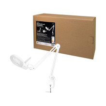 Magnifying lamp, clamp mount, 5 diopter, 56 LED (9W) Magnifying lamp, clamp mount, 5 diopter, 56 LED (9W)