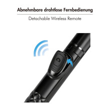 Logilink Wireless Tripod "Selfie Stick", magnetic, black Logilink Wireless Tripod "Selfie Stick", magnetic, black