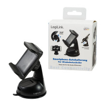 Logilink Smartphone car holder, black Logilink Smartphone car holder, black