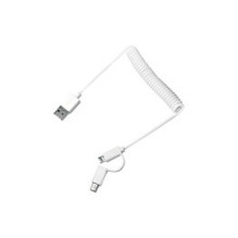 Logilink USB-A įkrovimo rinkinys, 10,5 W / 10 W, 2-port, 2x USB-A, baltas