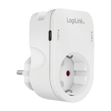 Logilink USB-A / C charger, 17 W, 2-port, 1x USB-A, 1x USB-C, 1x CEE 7 / 3, Charging cradle, White Logilink USB-A / C charger, 17 W, 2-port, 1x USB-A, 1x USB-C, 1x CEE 7 / 3, Charging cradle, White
