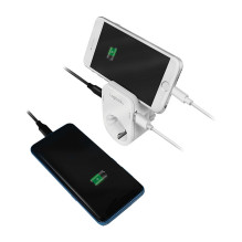Logilink USB-A / C charger, 17 W, 2-port, 1x USB-A, 1x USB-C, 1x CEE 7 / 3, Charging cradle, White Logilink USB-A / C charger, 17 W, 2-port, 1x USB-A, 1x USB-C, 1x CEE 7 / 3, Charging cradle, White