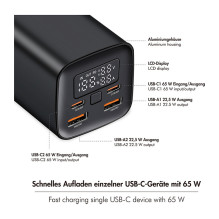 Logilink Mobilusis nešiojamasis įkroviklis, 20.000 mAh, PD 65 W, juodas