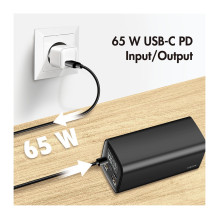 Logilink Mobilusis nešiojamasis įkroviklis, 20.000 mAh, PD 65 W, juodas