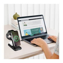 Logilink Wireless Table Charger, 4 in 1, 15W