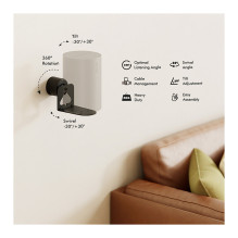 Garsiakalbio sieninis laikiklis, skirtas Sonos Era 100 ir Sonos Era 300, 1pcs