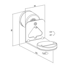Garsiakalbio sieninis laikiklis, skirtas Sonos Era 100 ir Sonos Era 300, 1pcs