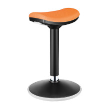 Ergonomiška, reguliuojamo aukščio, svyruojanti taburetė, oranžinė Ergonomiška, reguliuojamo aukščio, svyruojanti taburetė, oranžinė