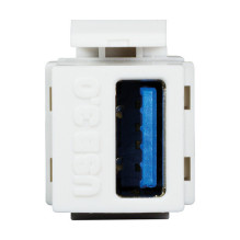 Keystone Verbinder USB 3.0-A F / F, white LogiLink