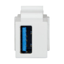 Keystone Verbinder USB 3.0-A F / F, white LogiLink