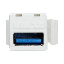 Keystone Verbinder USB 3.0-A F / F, white LogiLink