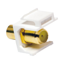 Keystone Verbinder RCA female F female - yellow LogiLink Keystone Verbinder RCA female F female - yellow LogiLink