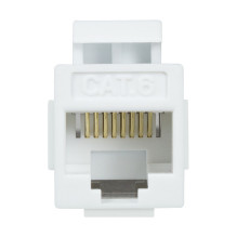 Keystone Verbinder Cat.6 UTP, 2xRJ45, white LogiLink Keystone Verbinder Cat.6 UTP, 2xRJ45, white LogiLink