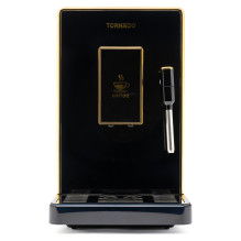 Tornado Kaffeevollautomat TCM-9008A-GS Gold auf Schwarz Tornado Kaffeevollautomat TCM-9008A-GS Gold auf Schwarz