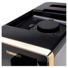 Tornado Kaffeevollautomat TCM-9008A-GS Gold auf Schwarz Tornado Kaffeevollautomat TCM-9008A-GS Gold auf Schwarz