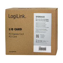 LogiLink PC0084, PCIe, M.2, PCIe 3.0, 20 mm, 145 mm, 120 mm LogiLink PC0084, PCIe, M.2, PCIe 3.0, 20 mm, 145 mm, 120 mm
