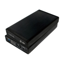 3,5" išorinis. Pridedamas USB 3.0 / SATA, juodas, ALU 3,5" išorinis. Pridedamas USB 3.0 / SATA, juodas, ALU