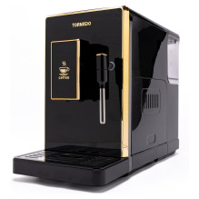 Tornado Kaffeevollautomat TCM-9008A-GS Gold auf Schwarz Tornado Kaffeevollautomat TCM-9008A-GS Gold auf Schwarz