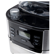 Tornado Filterkaffeemaschine TCM1025A-GS Edelstahl und Schwarz Tornado Filterkaffeemaschine TCM1025A-GS Edelstahl und Schwarz