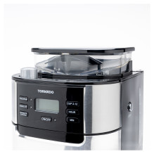 Tornado Filterkaffeemaschine TCM1025A-GS Edelstahl und Schwarz Tornado Filterkaffeemaschine TCM1025A-GS Edelstahl und Schwarz