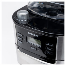 Tornado Filterkaffeemaschine TCM1025A-GS Edelstahl und Schwarz Tornado Filterkaffeemaschine TCM1025A-GS Edelstahl und Schwarz