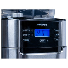 Tornado Filterkaffeemaschine TCM1025A-GS Edelstahl und Schwarz Tornado Filterkaffeemaschine TCM1025A-GS Edelstahl und Schwarz