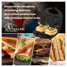 Extralink Smart Life Sandwich Maker SJ-22, 750W