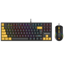 Tracer HORNET 87 keyboard Mouse included Gaming USB QWERTY English Black, Yellow Tracer HORNET 87 keyboard Mouse included Gaming USB QWERTY English Black, Yellow
